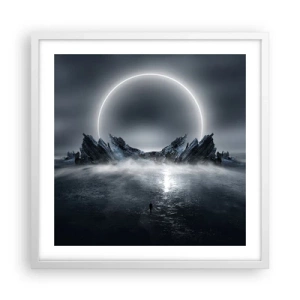 Affiche dans un cadre blanc - Poster - La fin de l'histoire - 50x50 cm