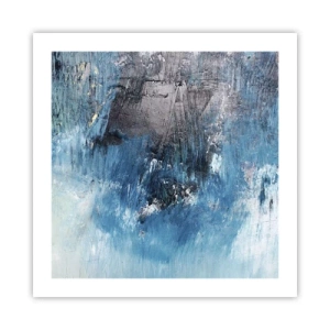 Affiche - Poster - Rhapsodie en bleu - 50x50 cm
