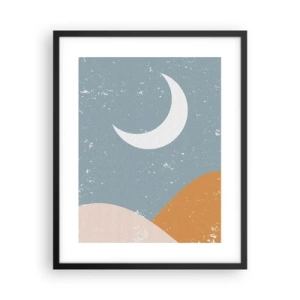 Affiche dans un cadre noir - Poster - Miracle de nombreuses nuits - 40x50 cm