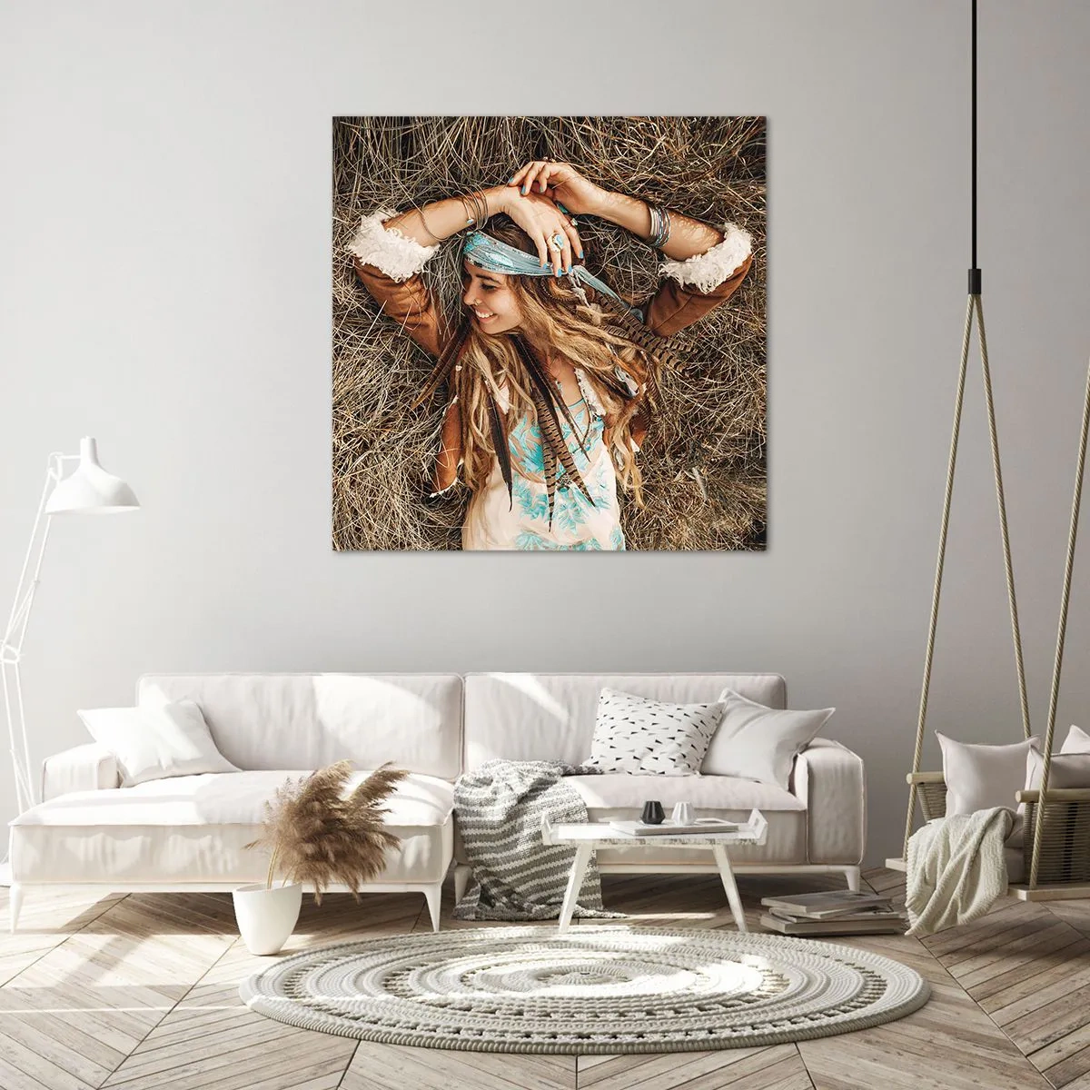 Impression sur toile - Image sur toile - En route vers les années d'amour - 40x40 cm