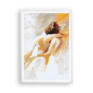 Affiche dans un cadre blanc - Poster - Proximité dans le ciel - 70x100 cm