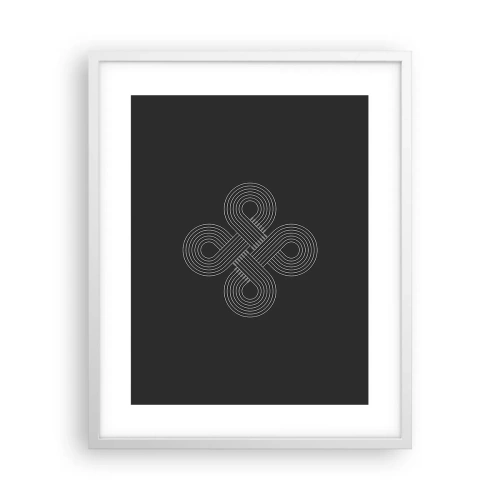 Affiche dans un cadre blanc - Poster - Dans l'âme celtique - 40x50 cm