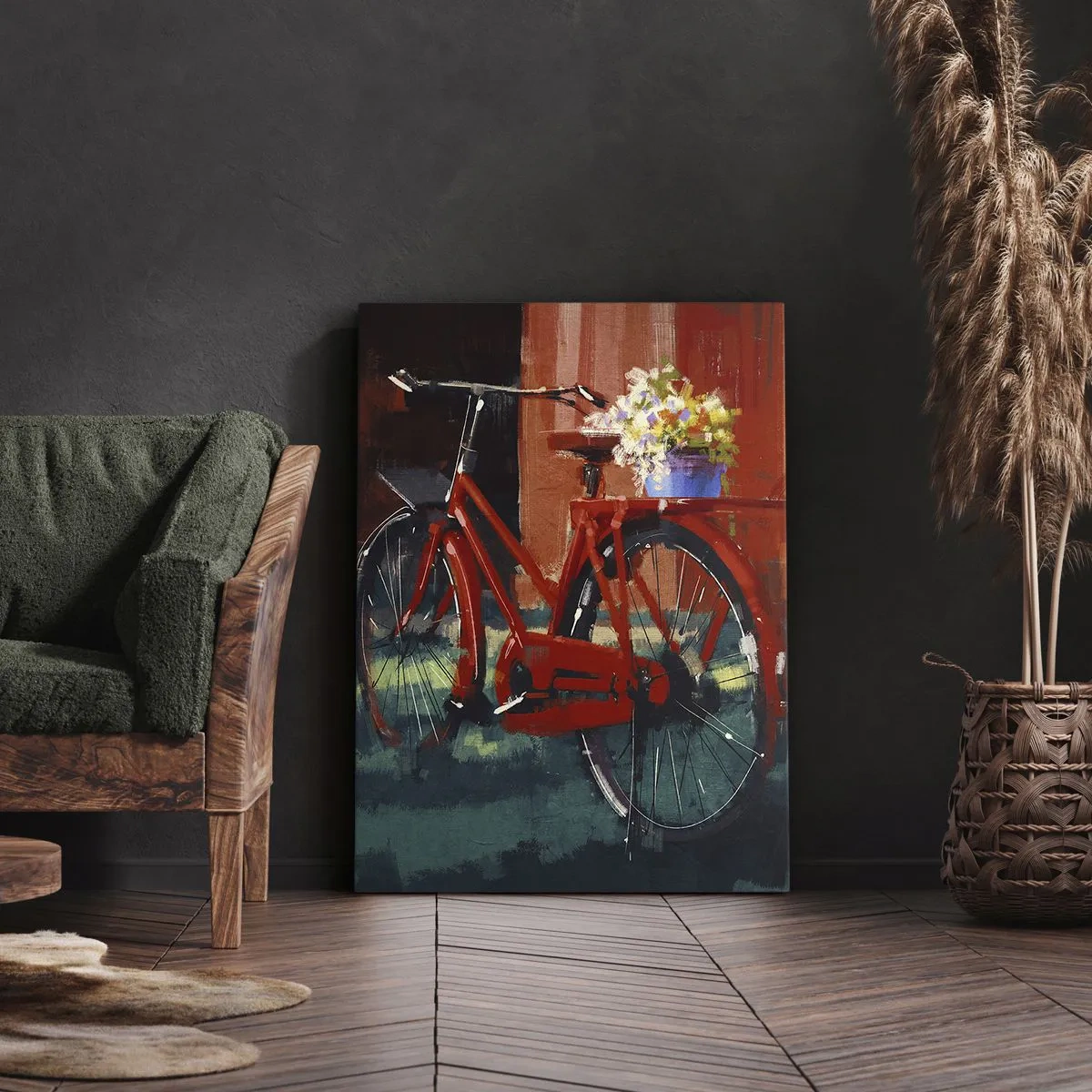 Impression sur toile - Image sur toile - I want to ride my bicycle - 55x100 cm