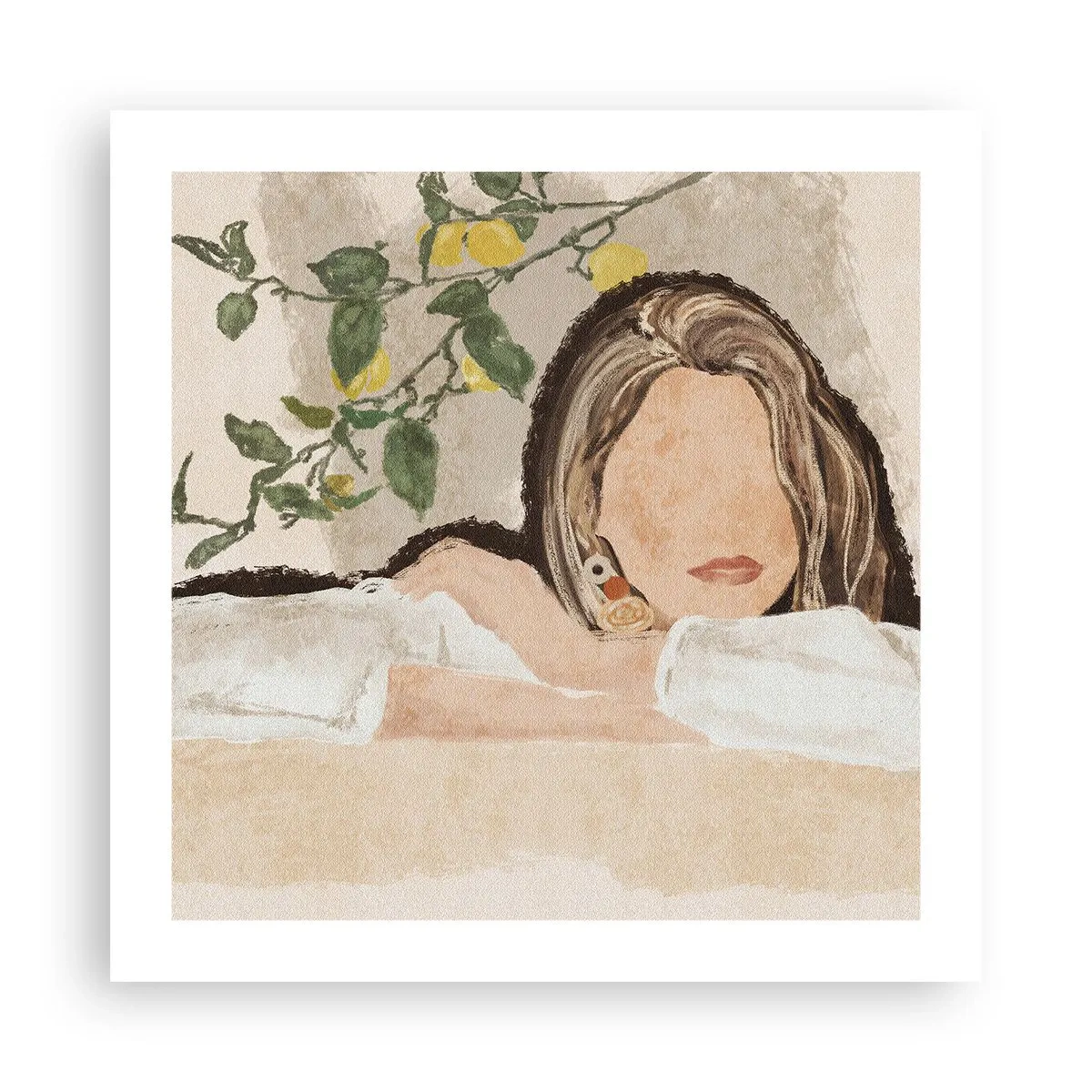 Affiche - Poster - La beauté du sud - 50x50 cm