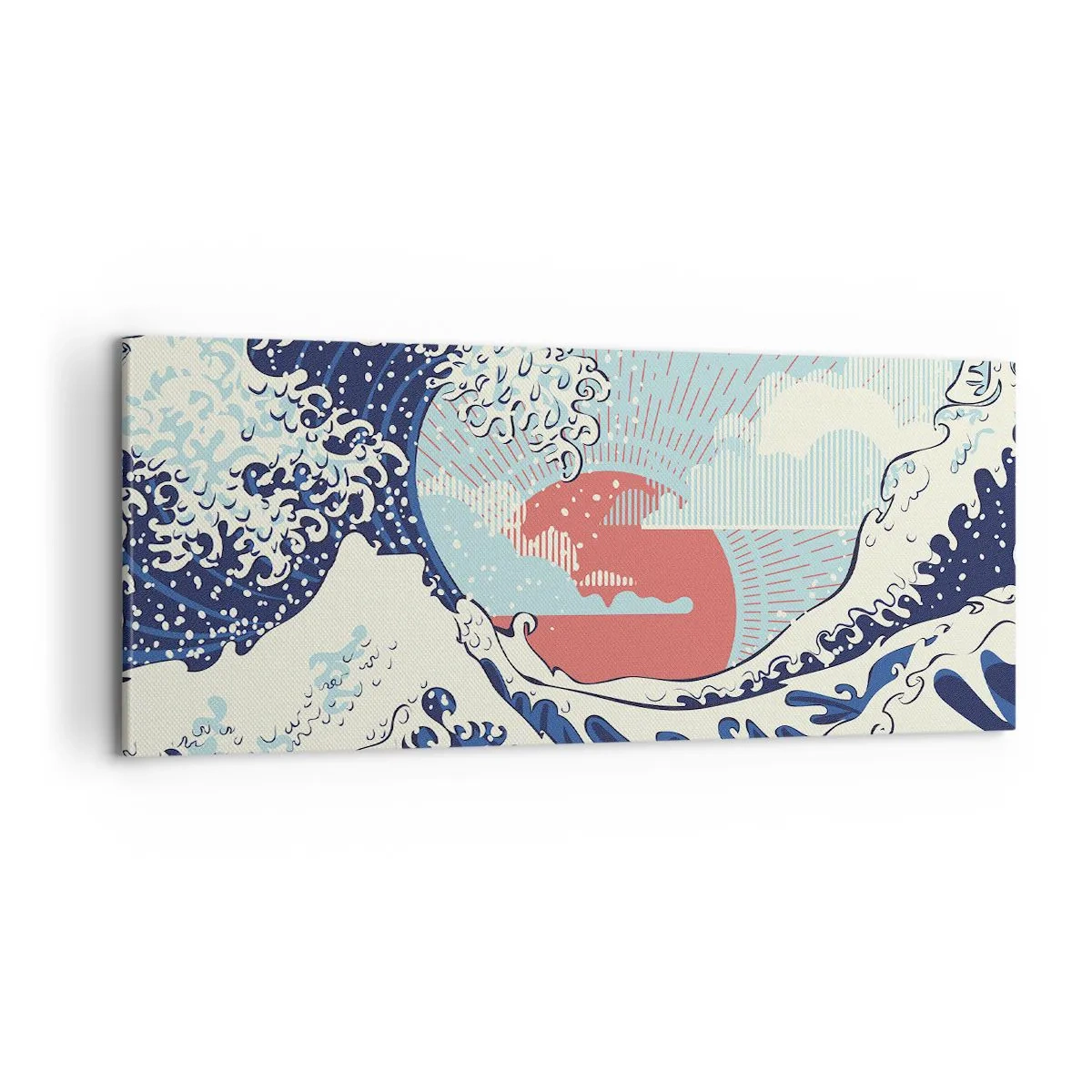 Impression sur toile - Image sur toile - D'une inspiration japonnaise - 100x40 cm