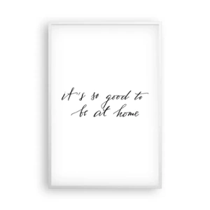 Affiche dans un cadre blanc - Poster - Toute la vérite - 61x91 cm