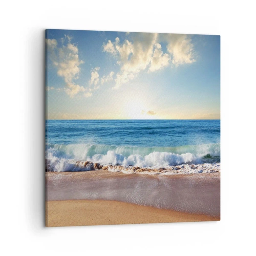 Impression sur toile - Image sur toile - Mouvement et immobilité à la fois - 50x50 cm