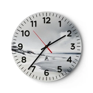 Horloge murale - Pendule murale - Ensemble depuis toujours - 40x40 cm