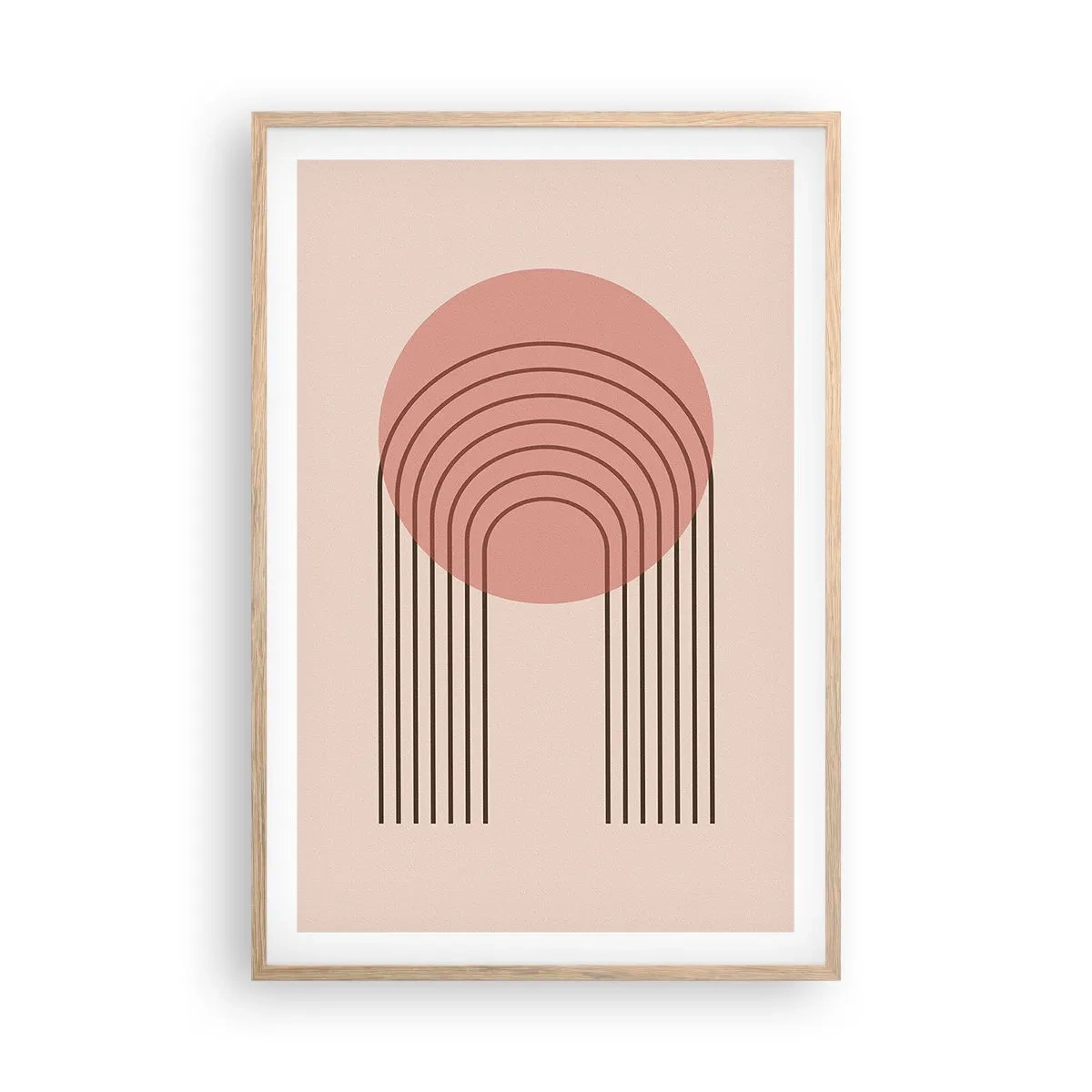 Affiche dans un chêne clair - Poster - Attraction irrésistible - 61x91 cm