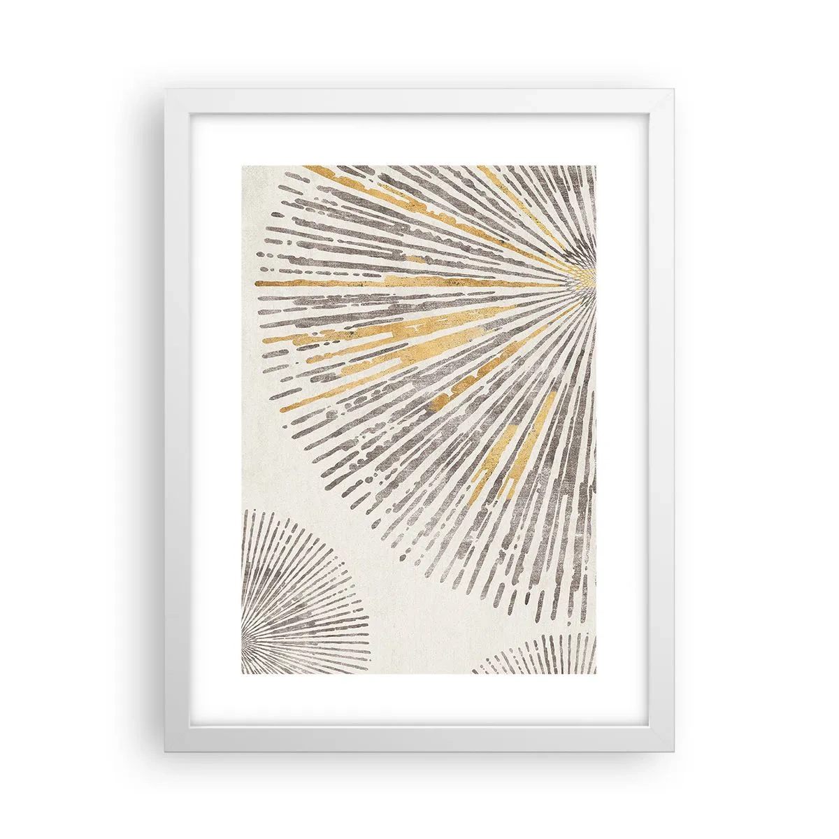 Affiche dans un cadre blanc - Poster - La beauté du rayon - 30x40 cm