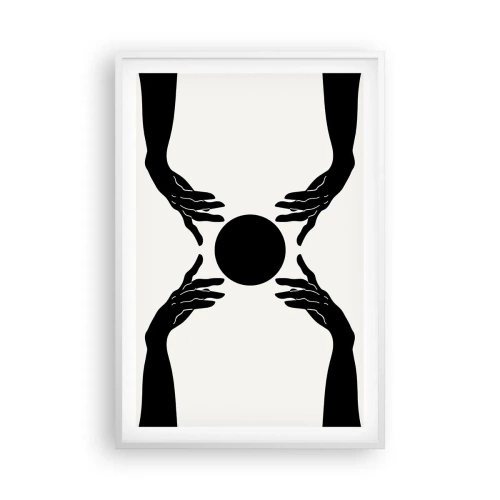 Affiche dans un cadre blanc - Poster - Signe secret - 61x91 cm