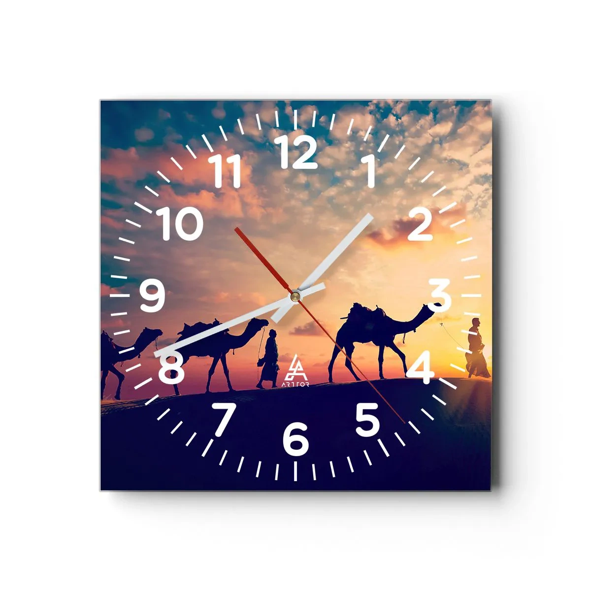 Horloge murale - Pendule murale - L'esprit mystérieux de l'Orient - 40x40 cm