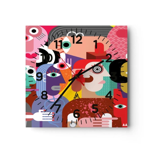 Horloge murale - Pendule murale - Nous par M. Picasso - 40x40 cm