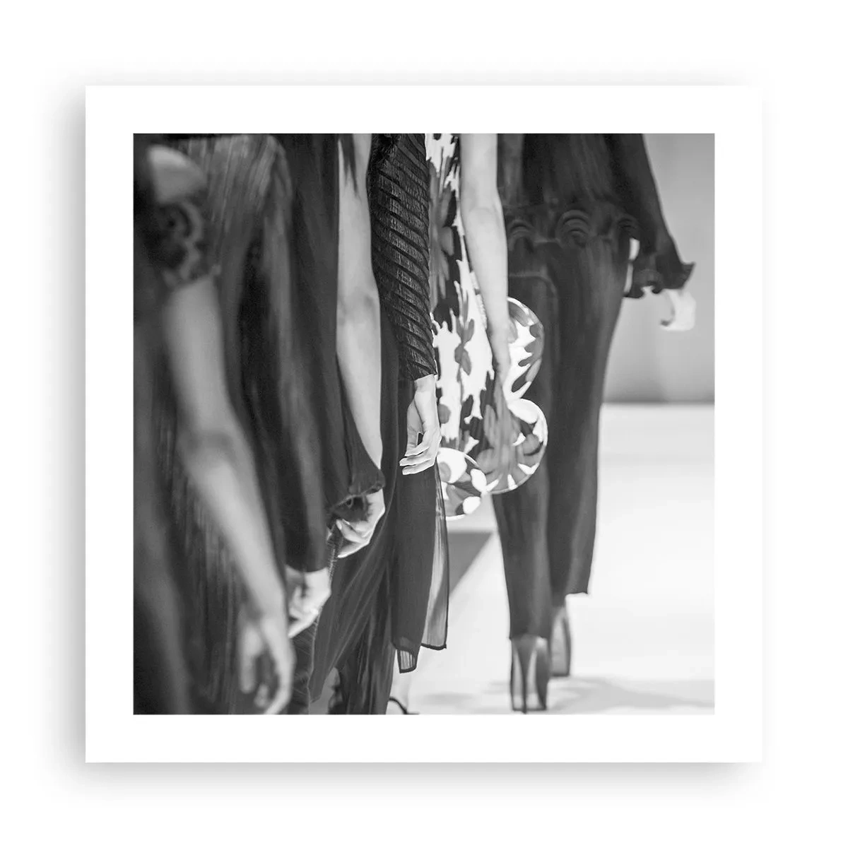 Affiche - Poster - Un défilé stylé - 50x50 cm