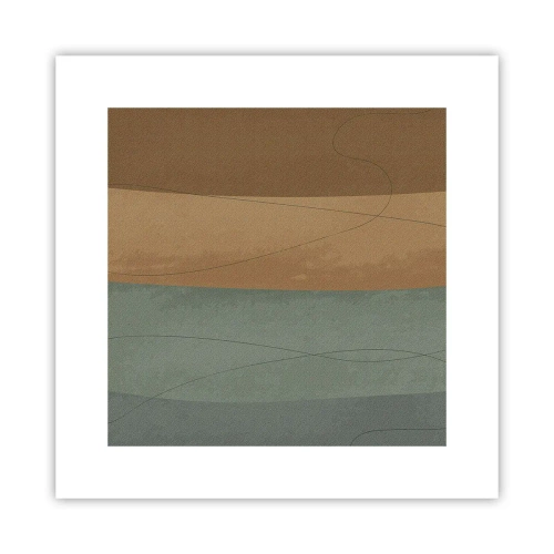 Affiche - Poster - Composition horizontale - 30x30 cm