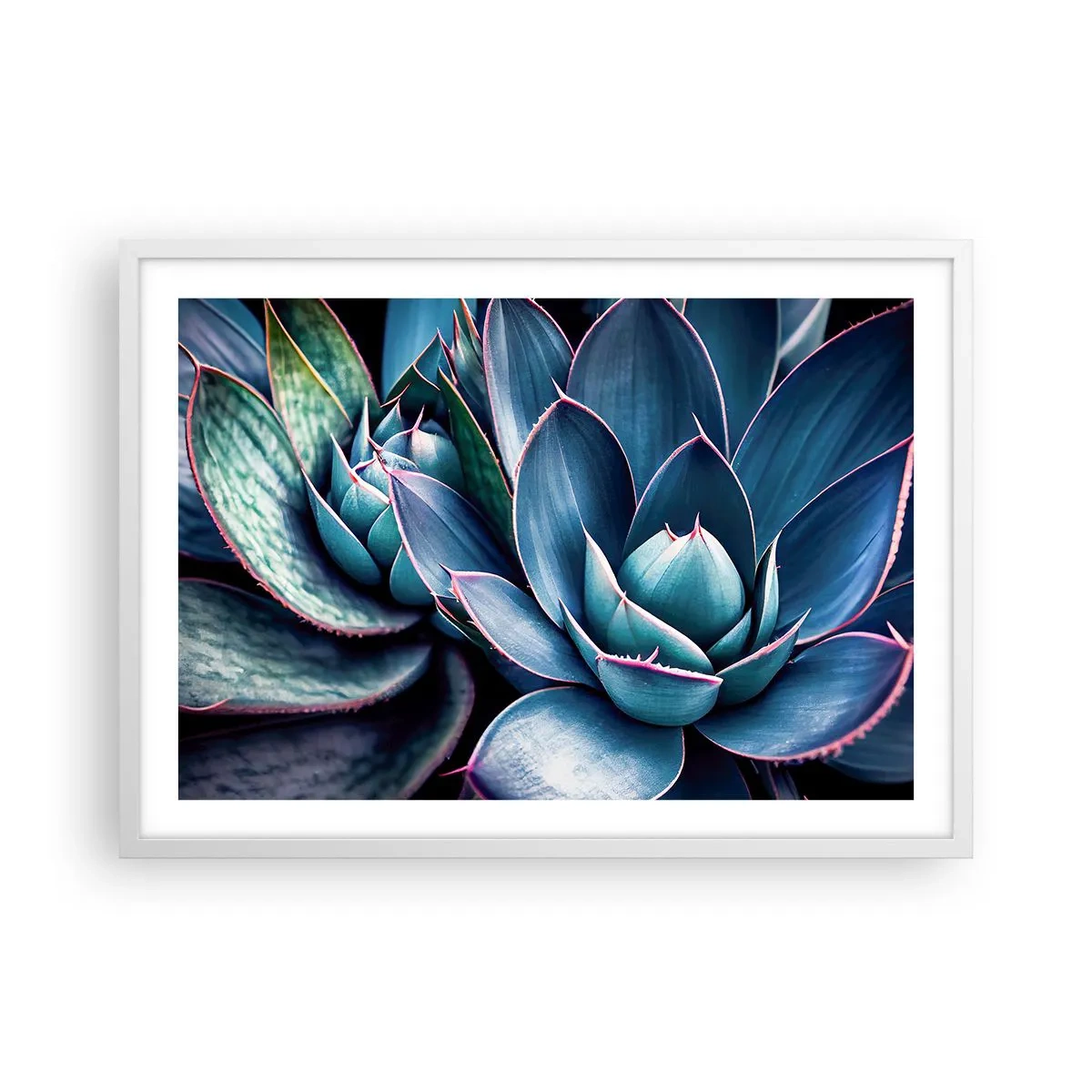 Affiche dans un cadre blanc - Poster - Force vital - 70x50 cm