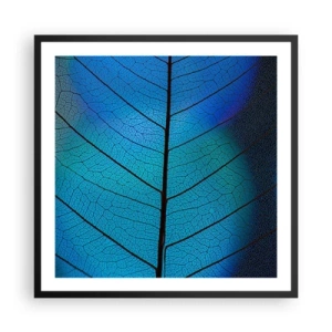 Affiche dans un cadre noir - Poster - Construction complexe - 60x60 cm