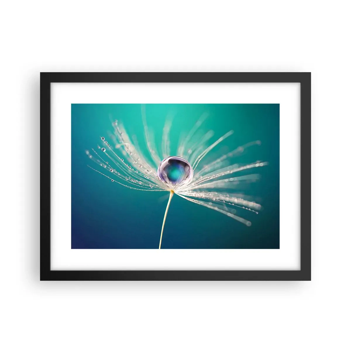 Affiche dans un cadre noir - Poster - Moment mystique - 40x30 cm