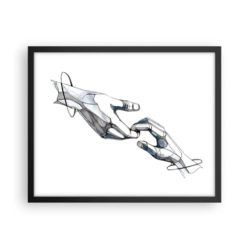 Affiche dans un cadre noir - Poster - Un bon geste - 50x40 cm