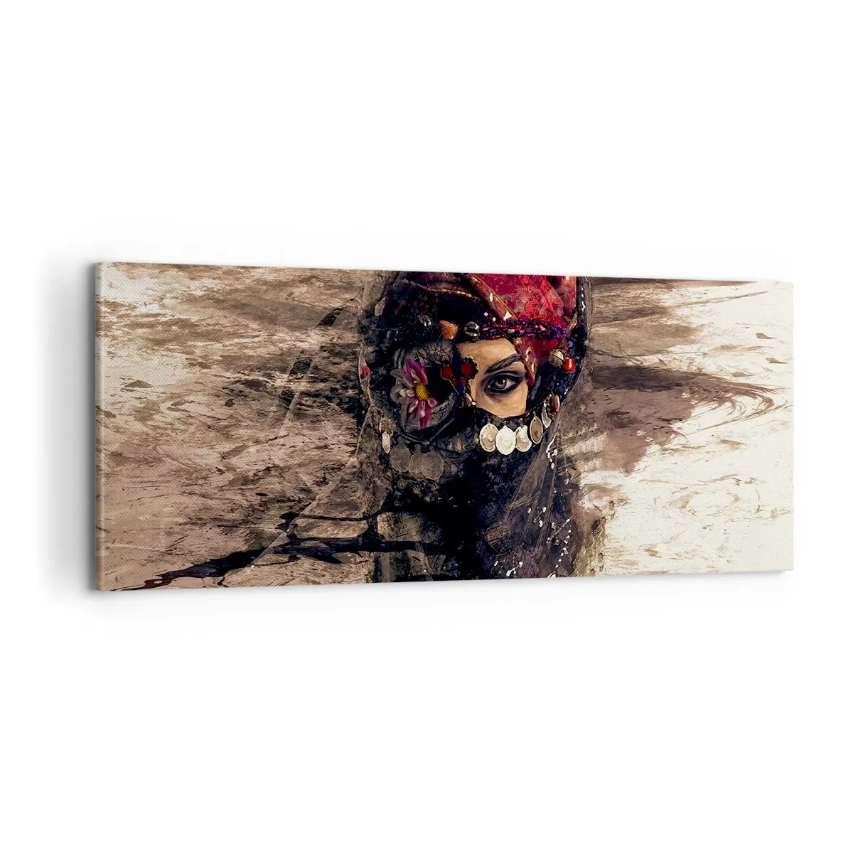 Impression sur toile - Image sur toile - Inquiétant, c'est le moins qu'on puisse dire - 100x40 cm