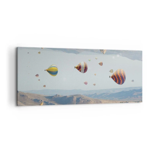 Impression sur toile - Image sur toile - Ici, tout est possible - 100x40 cm