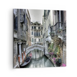 Impression sur toile - Image sur toile - Pendant des siècles dans une réflexion silencieuse - 50x50 cm