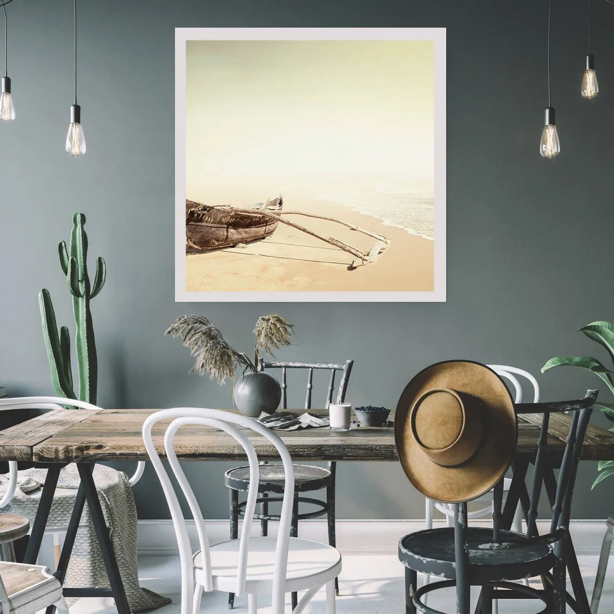 Affiche - Poster - Mémoire des mers du sud - 50x50 cm