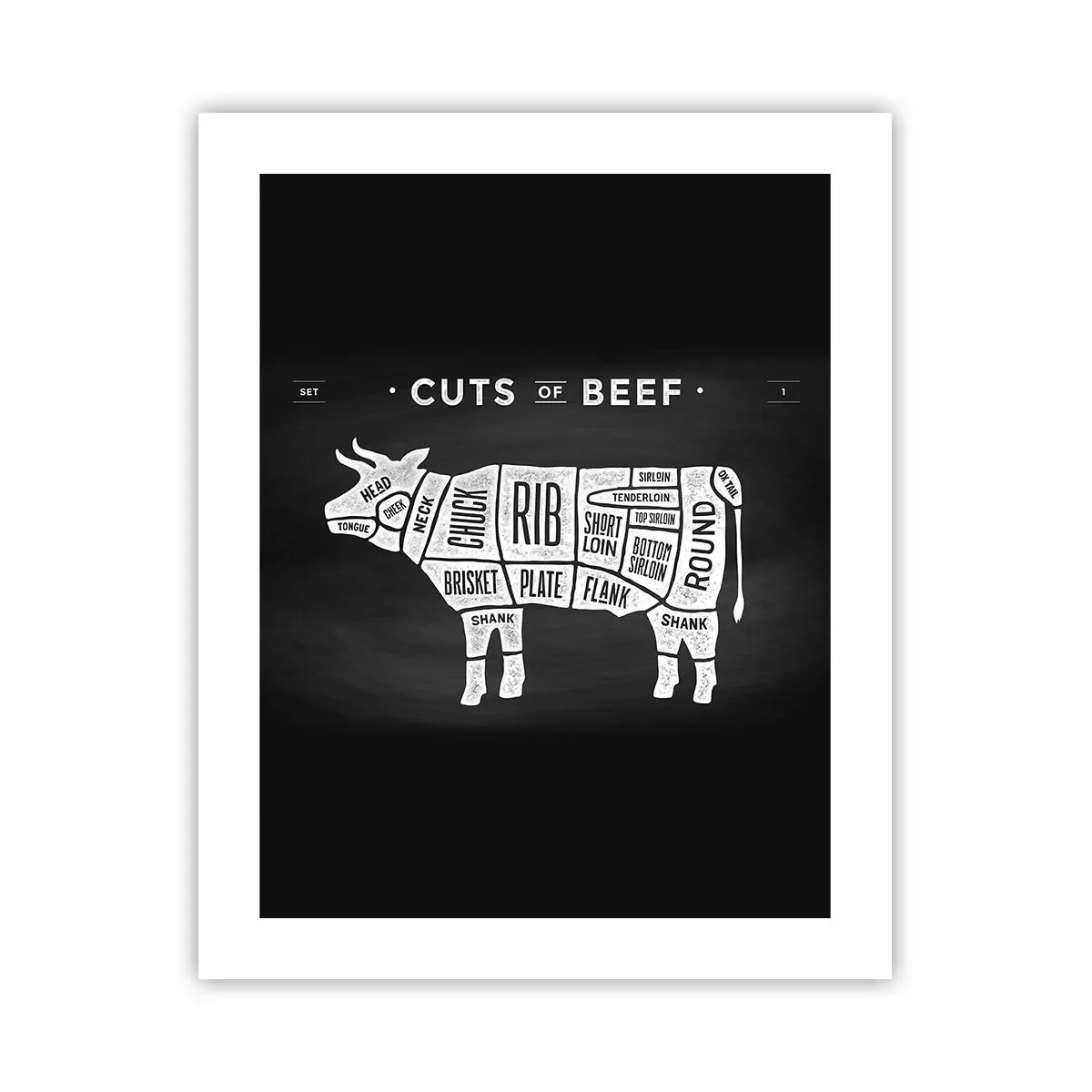 Affiche - Poster - L'art de la découpe - 40x50 cm