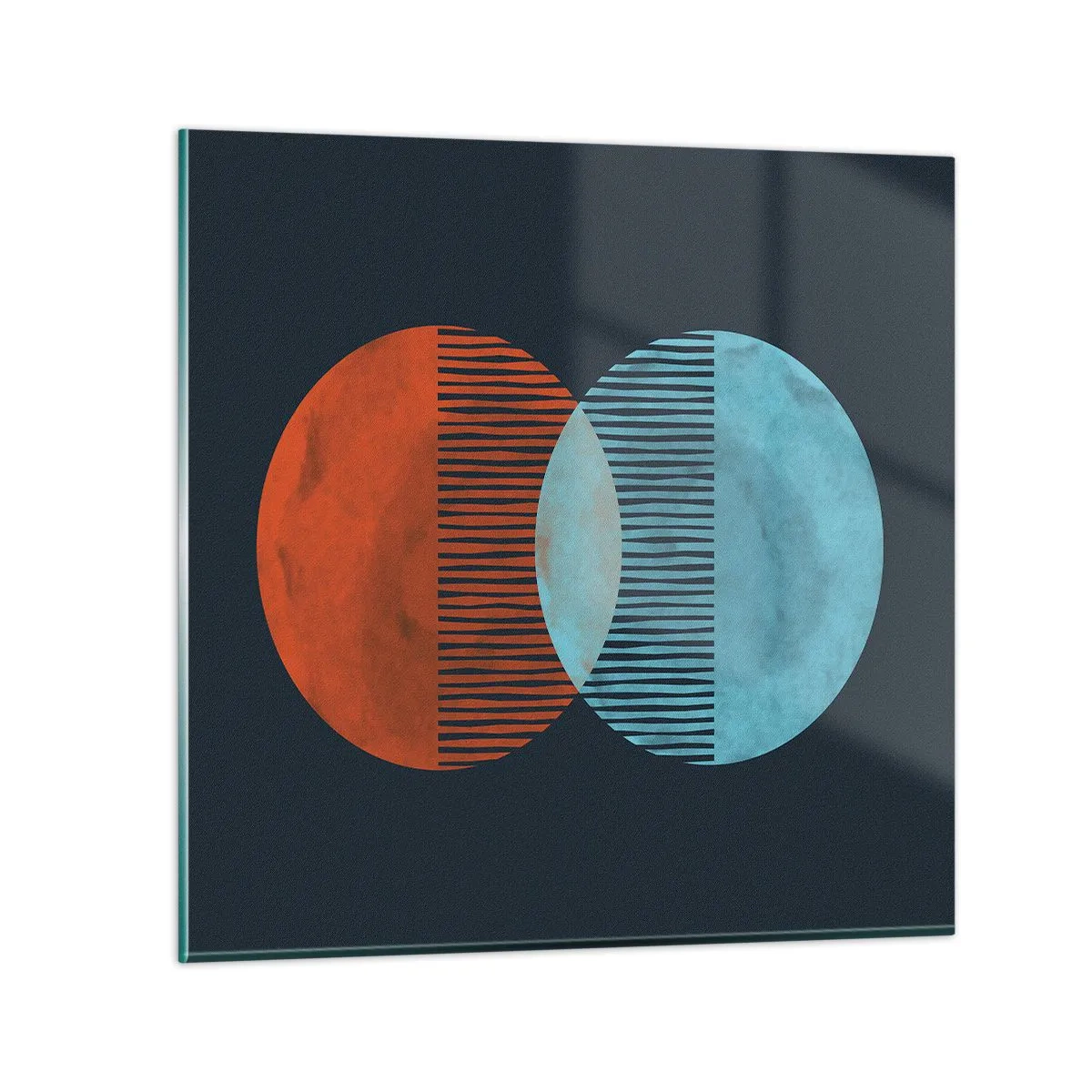 Impression sur verre - Image sur verre - Fantaisie astronomique - 60x60 cm