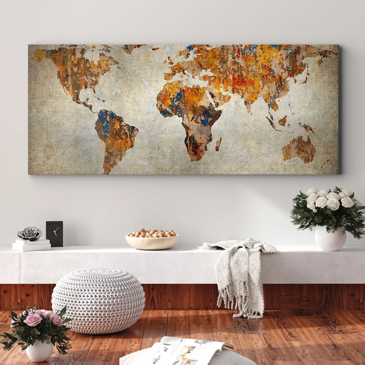 Impression sur toile - Image sur toile - Un monde vraiment immense - 90x30 cm