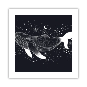 Affiche - Poster - Dans l'océan de l'univers - 40x40 cm