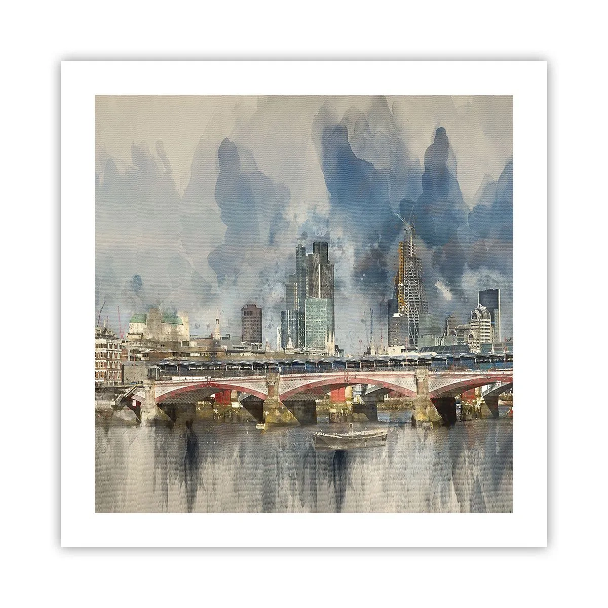 Affiche - Poster - Londres dans toute sa splendeur - 50x50 cm