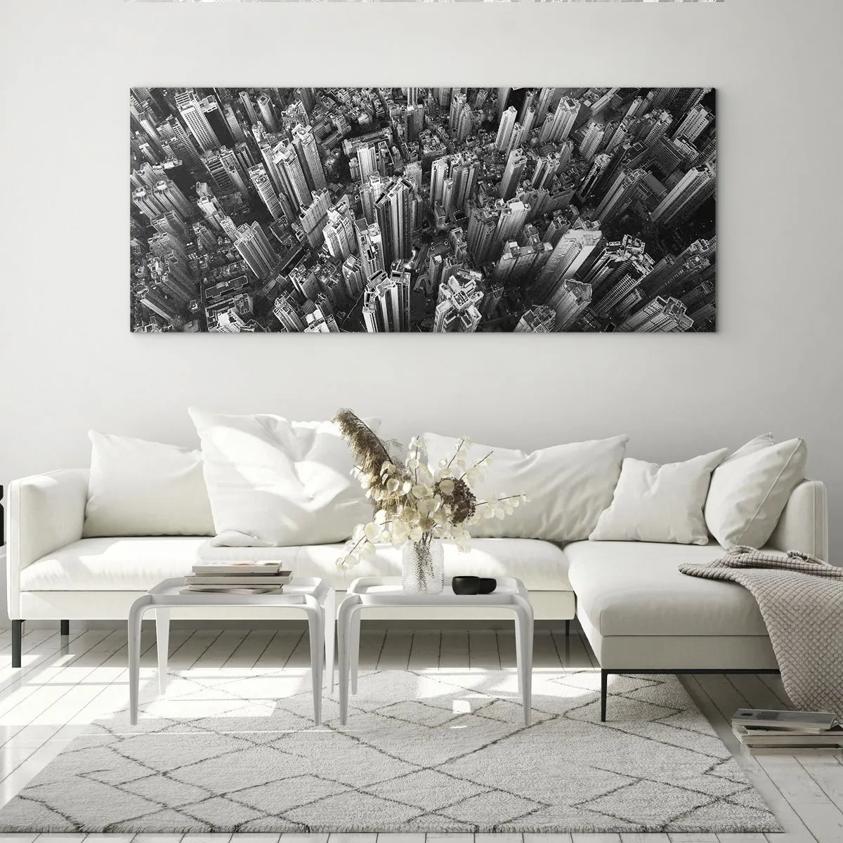 Impression sur verre - Image sur verre - Toujours de plus en plus haut - 100x40 cm