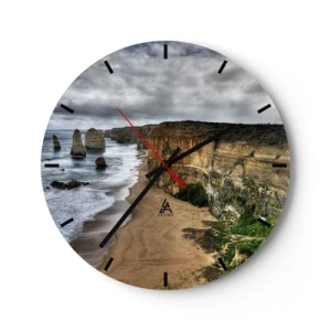 Horloge murale - Pendule murale - Beauté brute - 40x40 cm