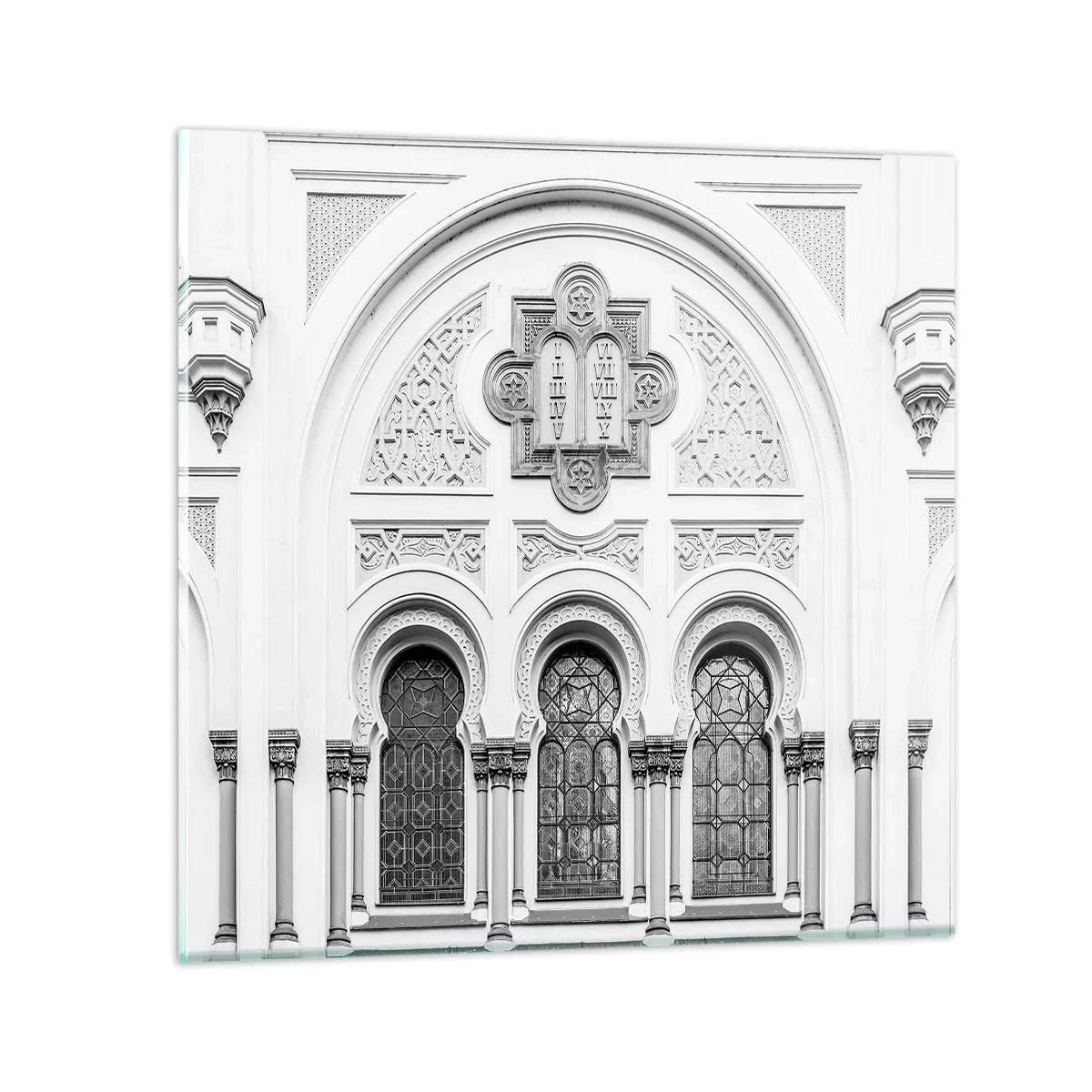 Impression sur verre - Image sur verre - À la frontière des cultures - 70x70 cm