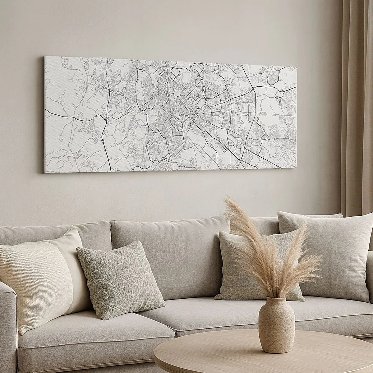 Impression sur toile - Image sur toile - Cercle romain - 100x40 cm