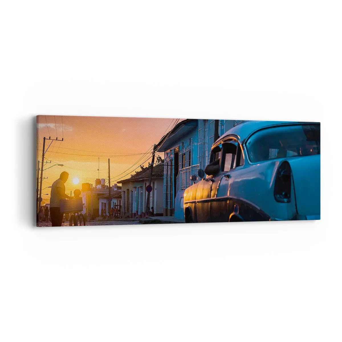 Impression sur toile - Image sur toile - Ici, le temps ralentit - 90x30 cm