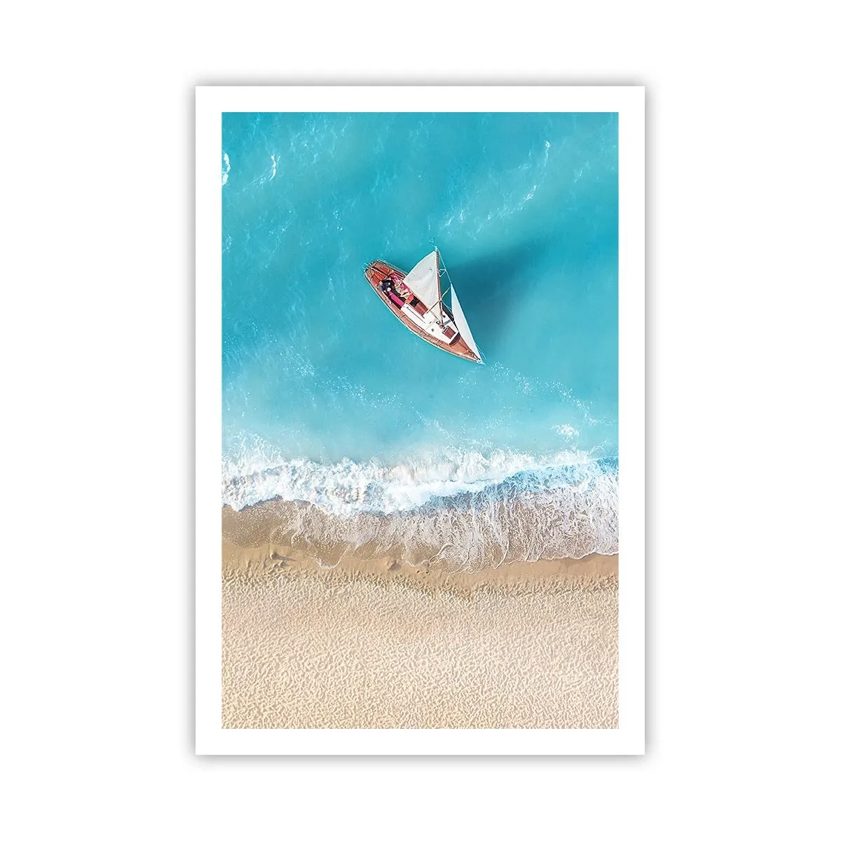 Affiche - Poster - A la frontière de l'azur et de l'or - 61x91 cm