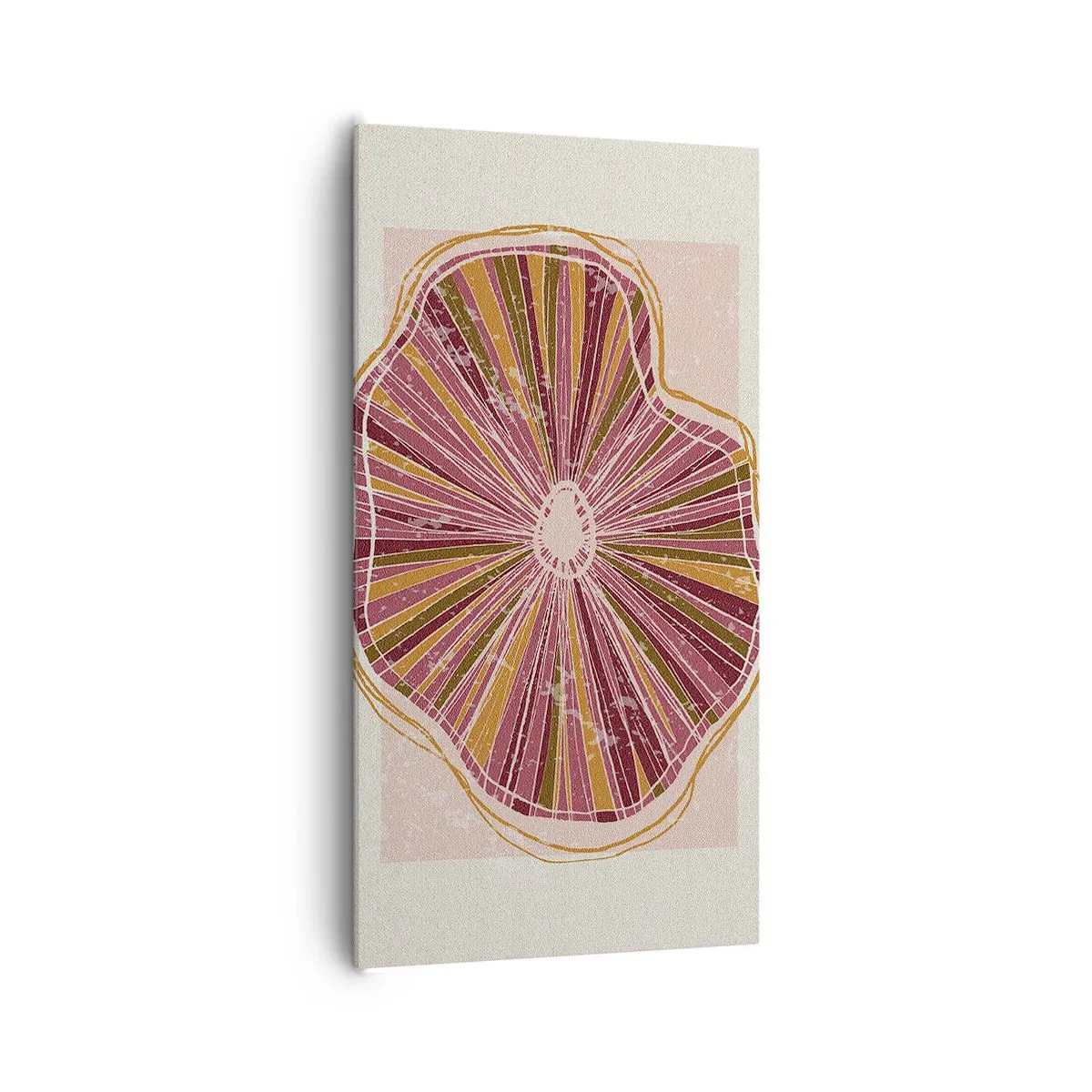 Impression sur toile - Image sur toile - Abstraction rayonnante - 65x120 cm