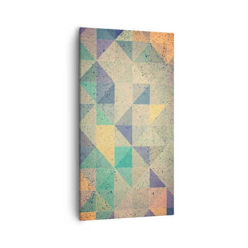 Impression sur toile - Image sur toile - République des triangles - 55x100 cm