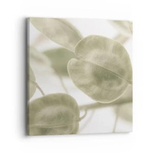 Impression sur toile - Image sur toile - Au commencement il y avait des feuilles... - 40x40 cm