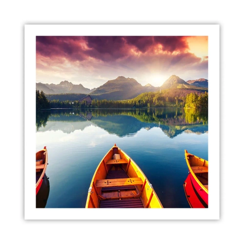 Affiche - Poster - Rien contre nature - 60x60 cm