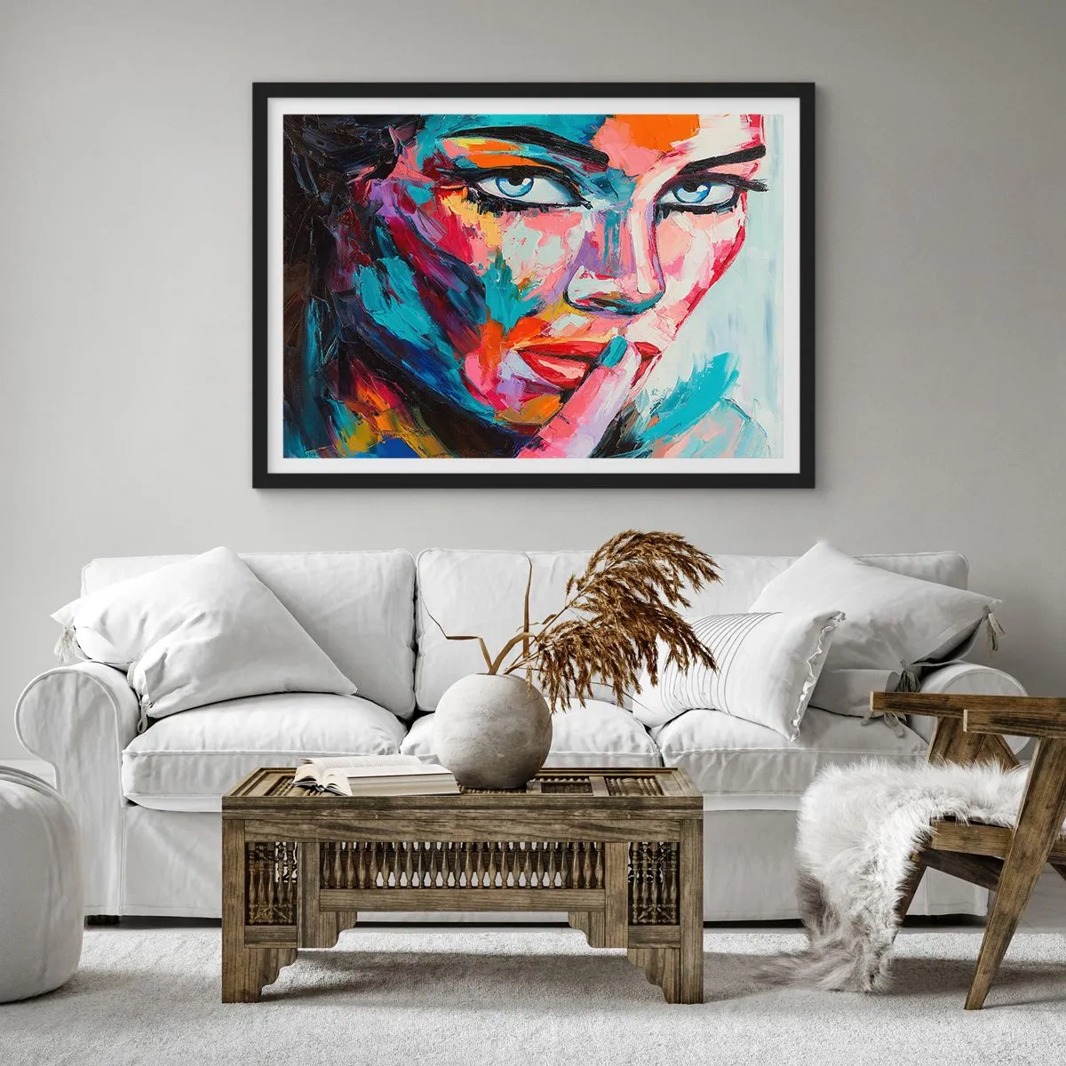 Affiche dans un cadre noir - Poster - Notre premier secret - 40x30 cm