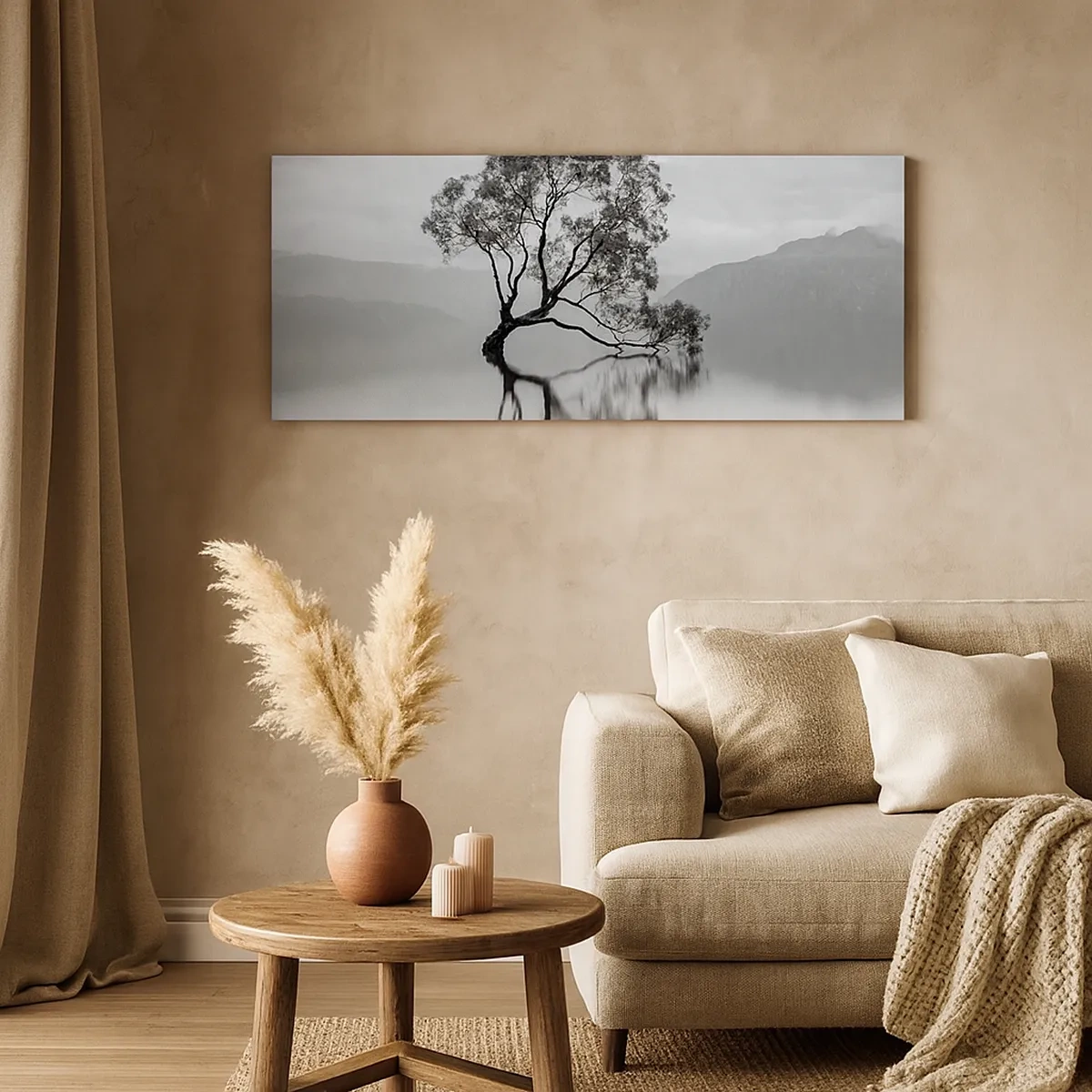 Impression sur toile - Image sur toile - Un tel pays existe - 30x30 cm