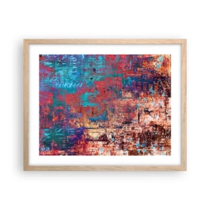 Affiche dans un chêne clair - Poster - Mémoire et oubli - 50x40 cm