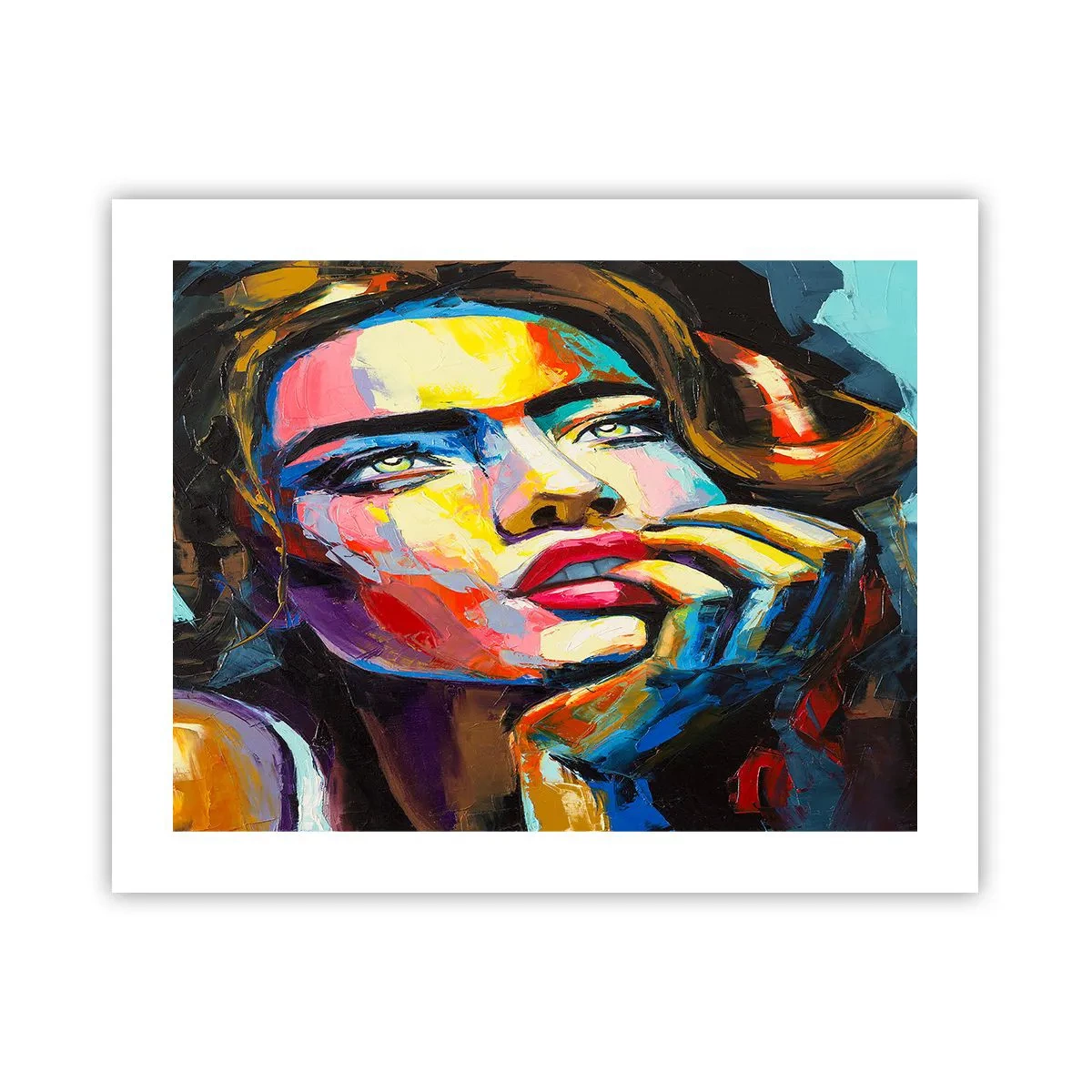 Affiche - Poster - Les rêves volent dans le ciel comme des oiseaux - 50x40 cm