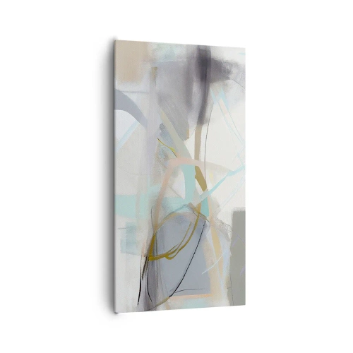 Impression sur toile - Image sur toile - Abstraction brumeuse - 65x120 cm