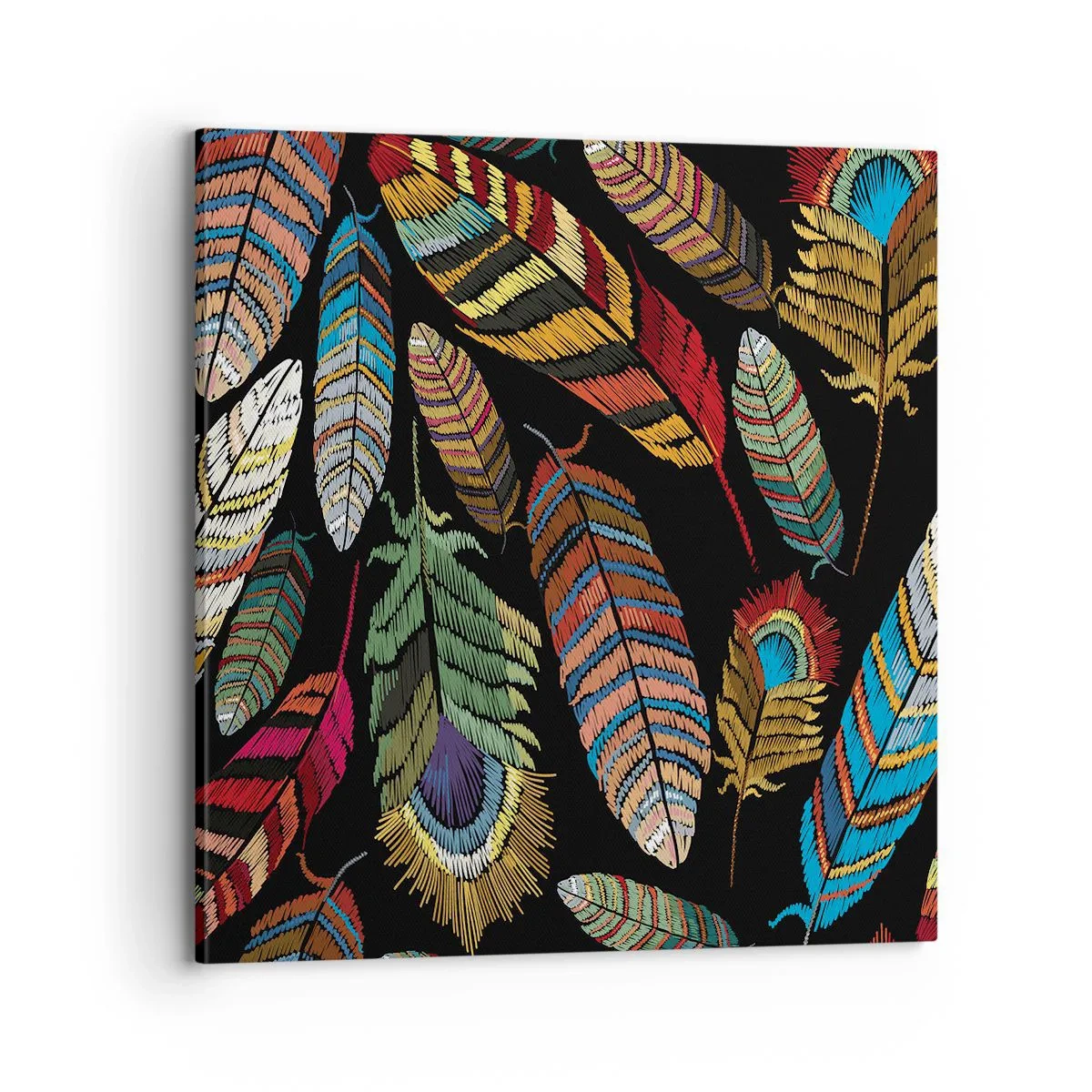 Impression sur toile - Image sur toile - Le carnaval des oiseaux - 70x70 cm