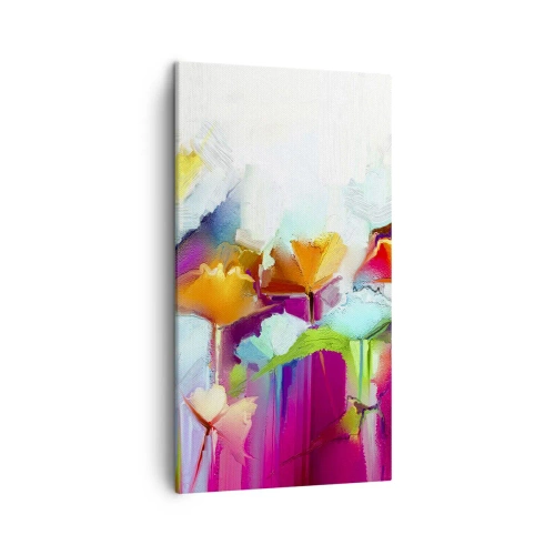 Impression sur toile - Image sur toile - L'arc-en-ciel s'est épanoui - 45x80 cm