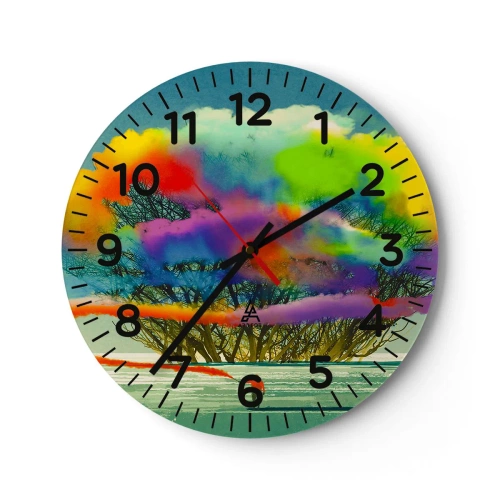 Horloge murale - Pendule murale - Donner vie à ce monde - 40x40 cm